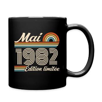 Mai 1982 - Mug uni - noir - Droite