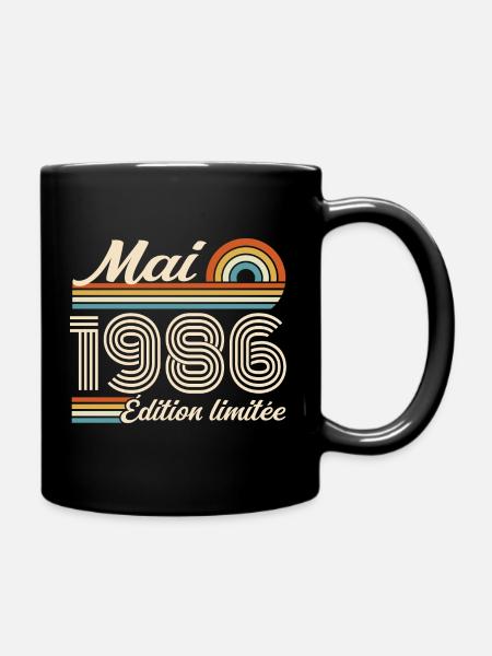 Mai 1986 - Mug uni - noir