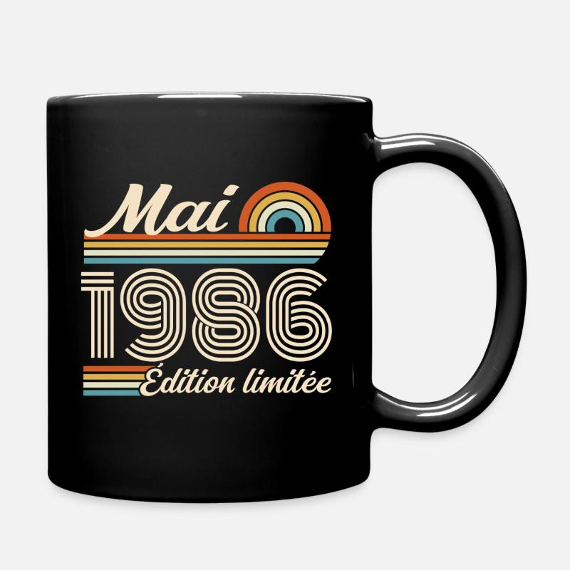 Mai 1986 - Mug uni - noir