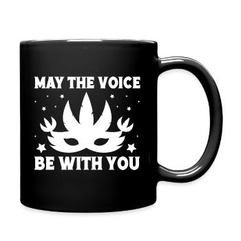 Theater The Voice Be With You Actor Musical Theatr - Full Colour Mug - black - Right