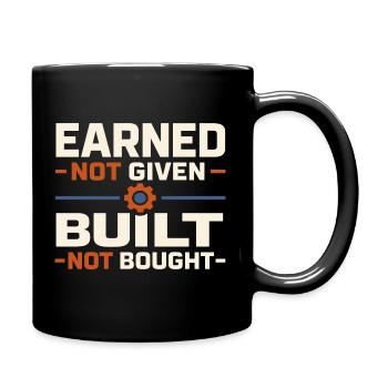 Blue Collar Lifestyle Blue Collar Pride Working - Tasse einfarbig - Schwarz - Rechts