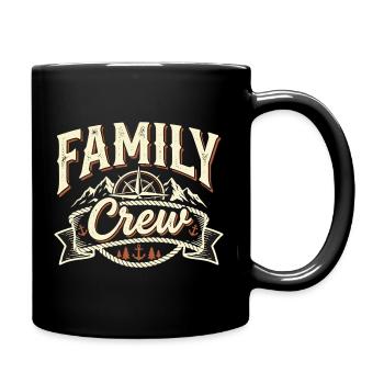 Ancre de boussole vintage de l’équipe familiale - Mug uni - noir - Droite