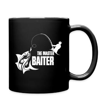 Thème de l’appât Maître Pêcheur - Mug uni - noir - Droite