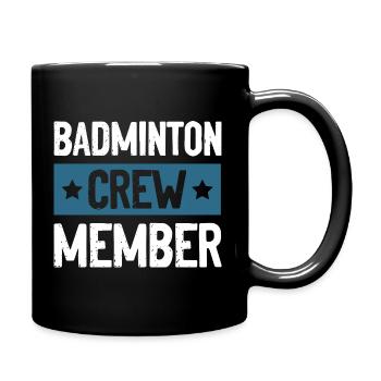 Équipe de badminton - Mug uni - noir - Droite
