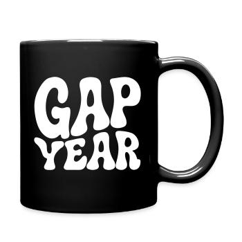 Lettrage rétro de l’année sabbatique - Mug uni - noir - Droite