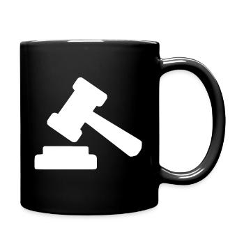 Avocat Droit Droit Avocat Balance Droit Judiciaire - Mug uni - noir - Droite
