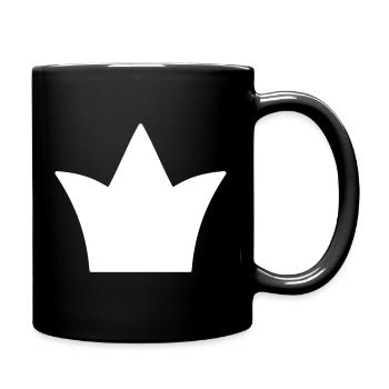 Couronne – symbole de force et de confiance en soi - Mug uni - noir - Droite
