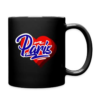 Paris - Mug uni - noir - Droite