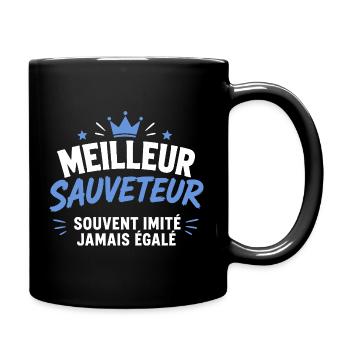Best lifeguard ever - Full Colour Mug - black - Right