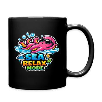 Sea Relax Mode - Mug uni - noir - Droite