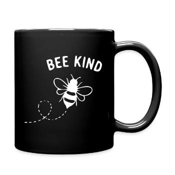 BeKind Bee Motif - Mug uni - noir - Droite