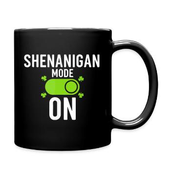 Vert de la mode de la Folie - Mug uni - noir - Droite
