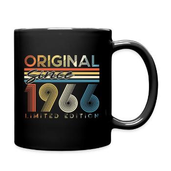 60e anniversaire 60 ans 1966 Né - Mug uni - noir - Droite