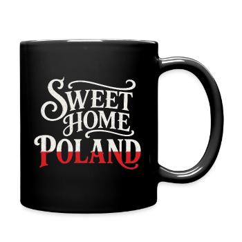 Pologne Sweet Home - Mug uni - noir - Droite
