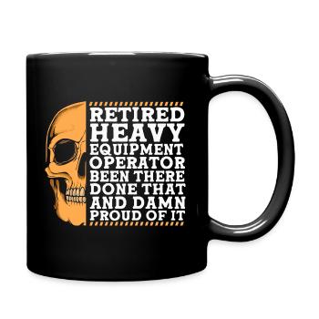 Excavation du chantier de chantier - Mug uni - noir - Droite