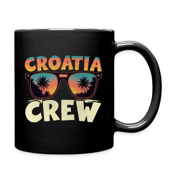 Croatia Crew - Full Colour Mug - black - Right