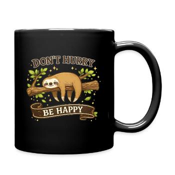 Drôle de tasse à café cadeau pour l’amoureux du paresseux - Mug uni - noir - Droite