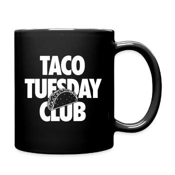 Taco Tuesday Club for Taco Fans - Full Colour Mug - black - Right