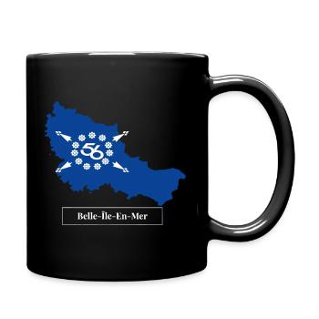 Belle-Ile-En-Mer  - Mug uni - noir - Droite