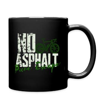 No Asphalt Pure Escape - Full Colour Mug - black - Right