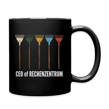 IT Support Wheel of Fortune Service Desk IT Helpdesk Nerd - Full Colour Mug - black - Right