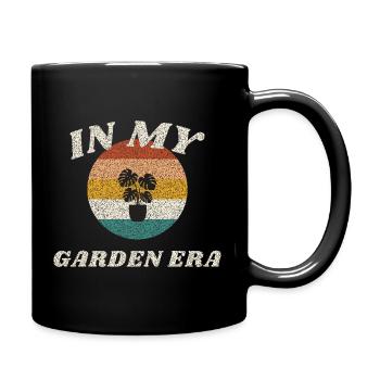 À l’époque de mon jardin rétro - Mug uni - noir - Droite