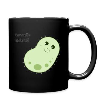 Naturally Isolated Cute Bacteria - Full Colour Mug - black - Right