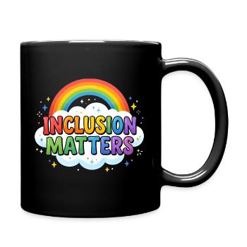 L’inclusion est importante – Éducation spécialisée – Freundli - Mug uni - noir - Droite