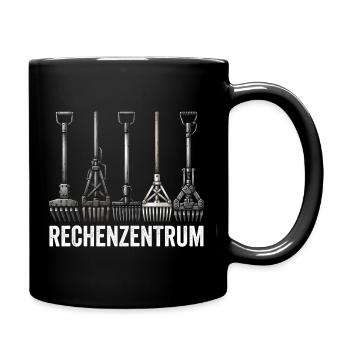 Rechenzentrum Gärtner Garten Gartenarbeit - Tasse einfarbig - Schwarz - Rechts