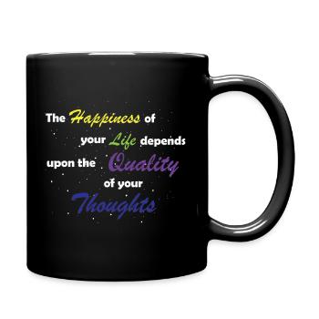 Verhaltenstherapie Therapie Verhalten - Tasse einfarbig - Schwarz - Rechts