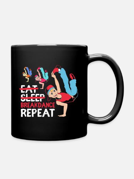 Breakdance - Tasse einfarbig - Schwarz