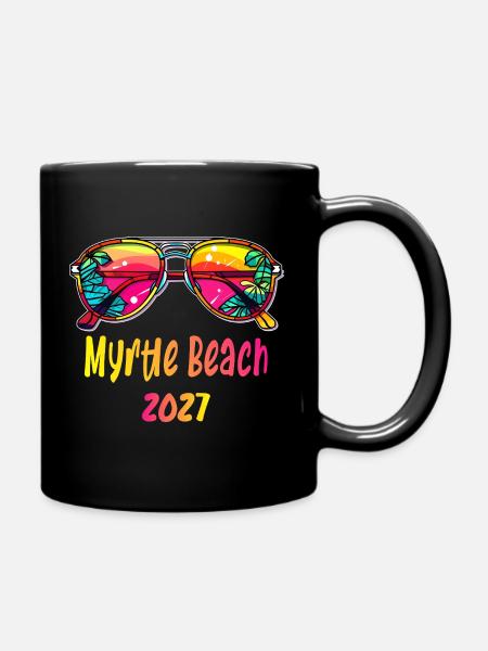 Myrtle Beach 2027 Sonnenbrillen - Tasse einfarbig - Schwarz