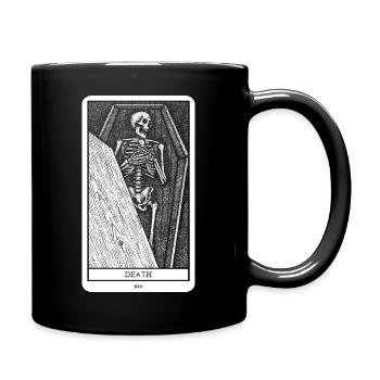 Death Tarot - Full Colour Mug - black - Right