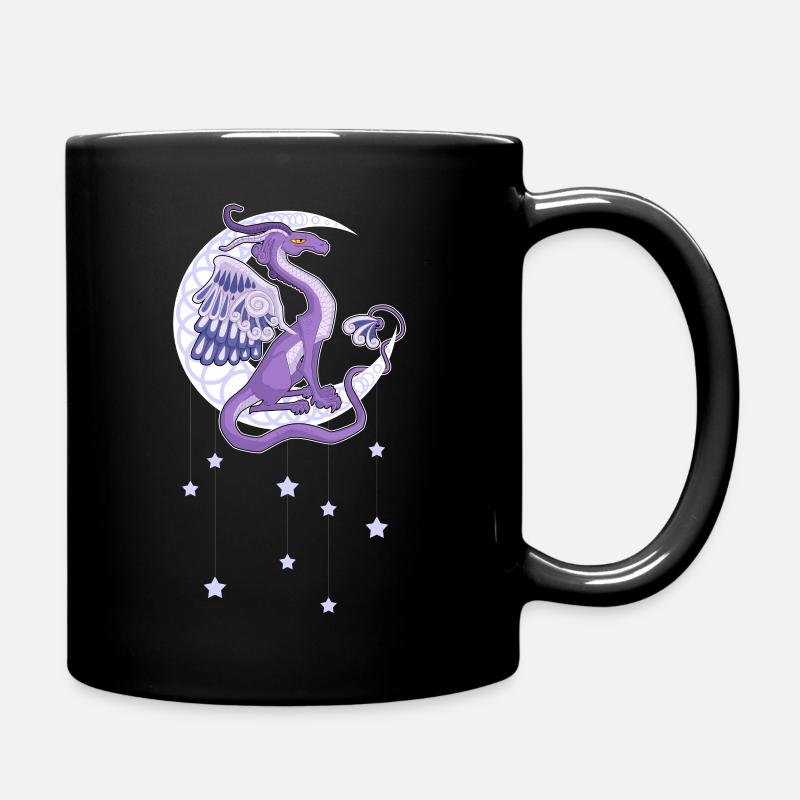 Vendel Dragon - der Mond - Tasse einfarbig - Schwarz