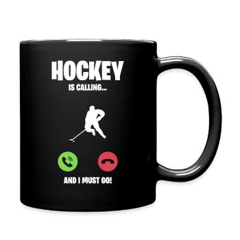 J’ai besoin d’un cadeau de hockey - Mug uni - noir - Droite