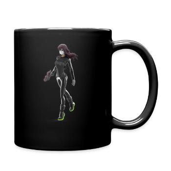 T-shirt Halloween Eveline cyber punk rock gothique - Mug uni - noir - Droite