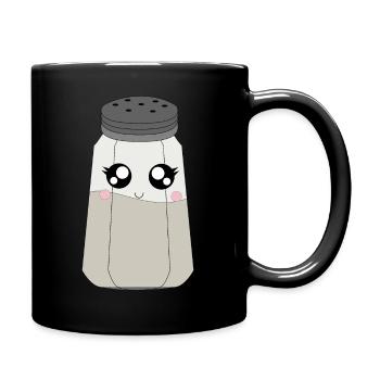 pepper shaker - Full Colour Mug - black - Right