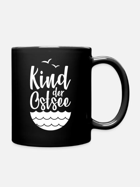 KIND DER OSTSEE KÜSTE DDR - Tasse einfarbig - Schwarz