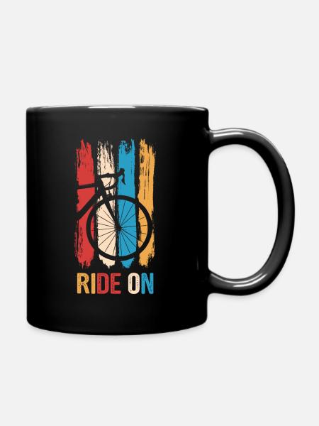 Emballage de vélo de vélo de vélo de route - Mug uni - noir