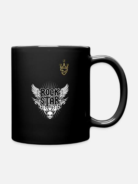 Rock Star - Tasse einfarbig - Schwarz