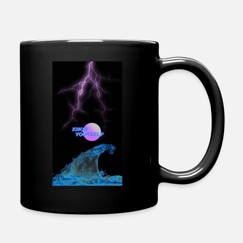 KnowYourself - Tasse einfarbig - Schwarz