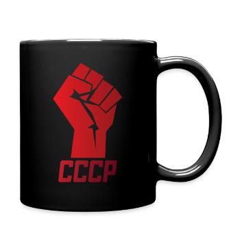 Poing du communisme - Mug uni - noir - Droite