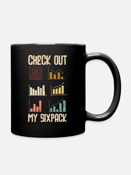 Datenanalytik Data Engineering Check Out My 6 Pack - Tasse einfarbig - Schwarz
