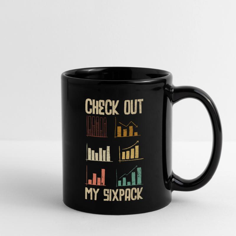 Datenanalytik Data Engineering Check Out My 6 Pack Tasse einfarbig