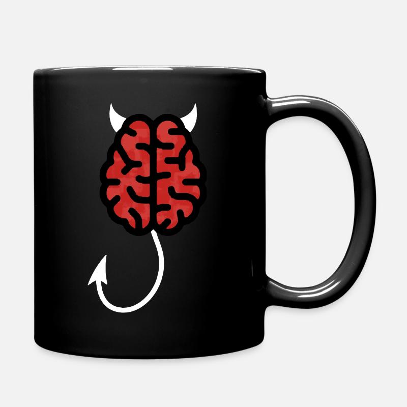 diable de cerveau - Mug uni - noir
