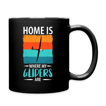 Planeurs Planeurs Planeurs Voler - Mug uni - noir - Droite
