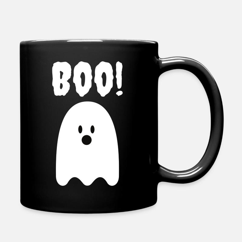 Boo - white - Tasse einfarbig - Schwarz