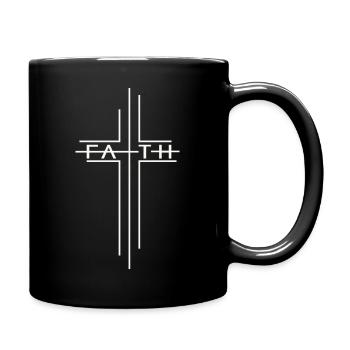 Faith - Full Colour Mug - black - Right