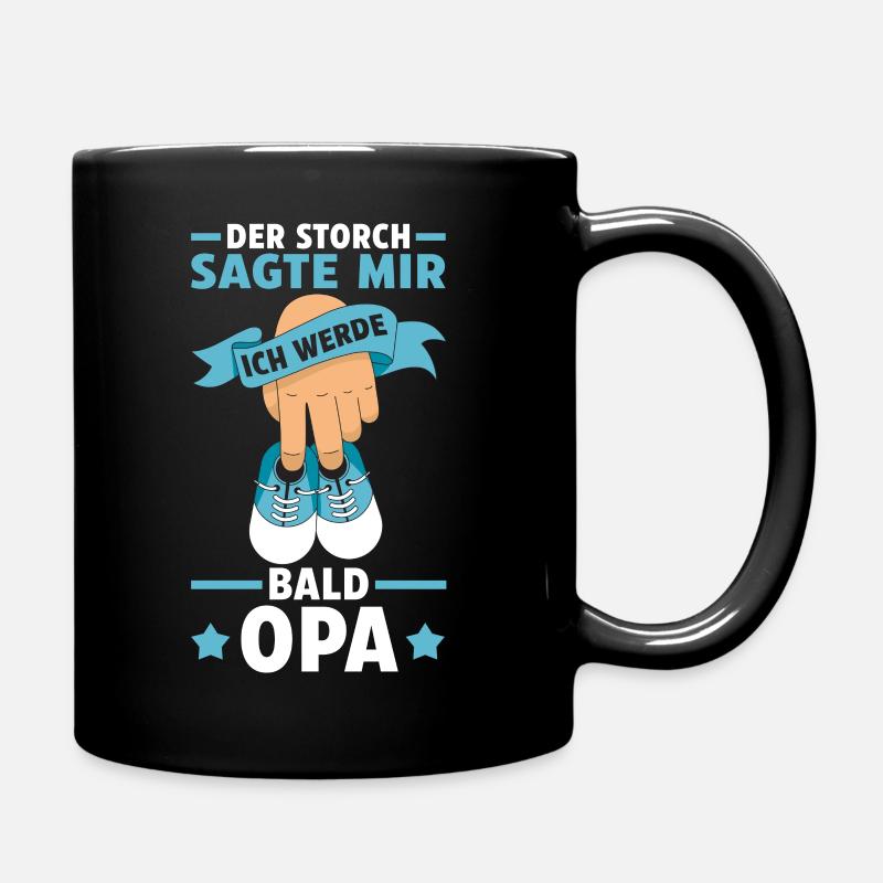 Werdender Opa - Tasse einfarbig - Schwarz
