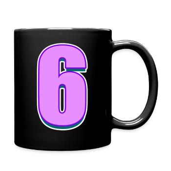 6 - Mug uni - noir - Droite